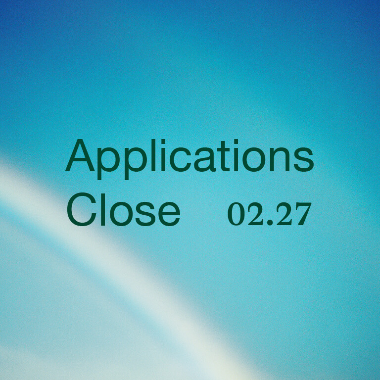 Applications Open 02.27.26