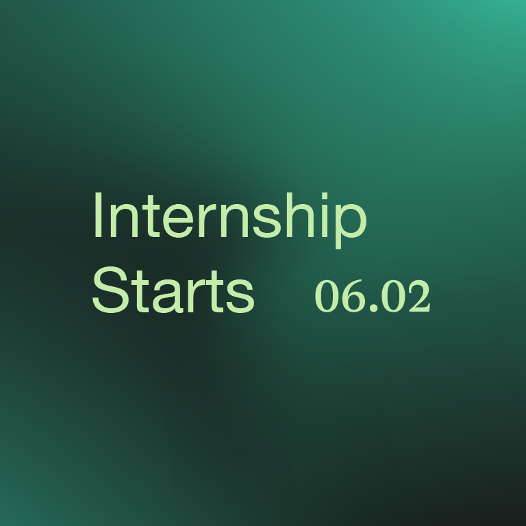 Internship Starts 06.02.26