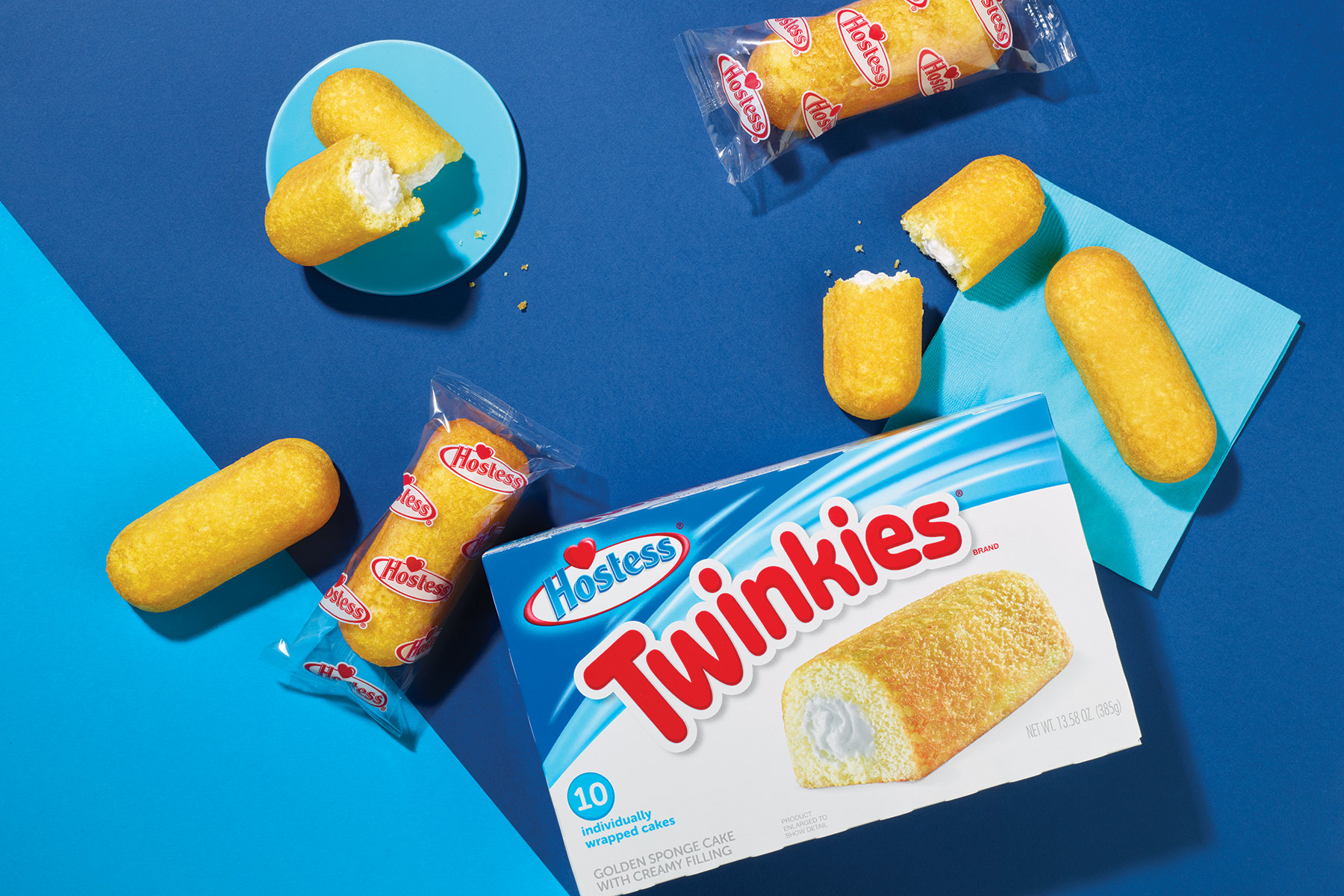 An open box of Twinkies.